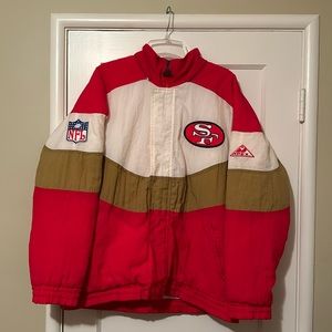 Vintage NFL Pro Line by Apex One San Francisco 49ers Jacket! Size M fits like LG